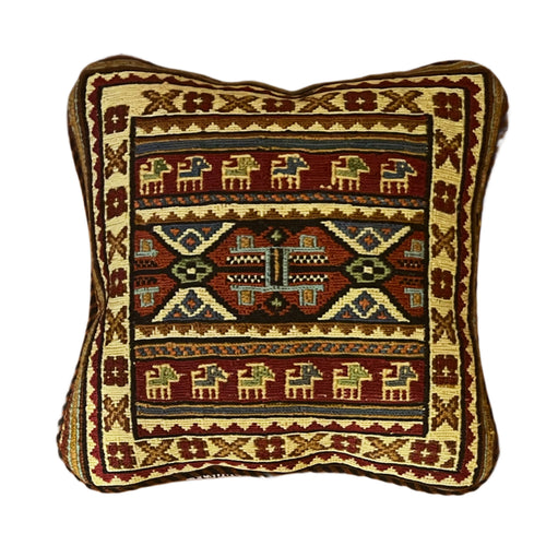 PERSIAN AFSHAR KILIM PILLOW 10x10 (PIL.07)