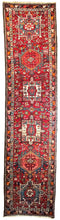 1930 PERSIAN KARAJA RUG 2’ 8” x 11’ 3” (RUN.238)