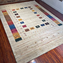 1980 PERSIAN GABBEH RUG 6’ 9” x 9’ 4” (LARG.1901)