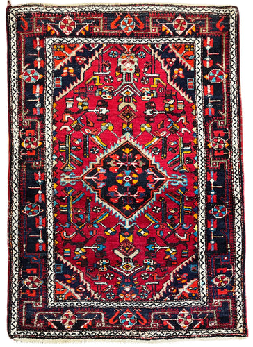 1950 PERSIAN TUISERKAN RUG 3’ 9” x 5’ 3” (MED.100)