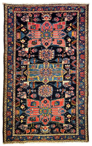 1930 PERSIAN KARADAGH RUG 4’ 2” x 6’ 10” (MED.FEA.235)