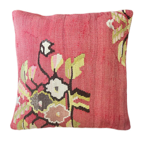 Handmade Turkish Kilim Pillow Cover 16x16 in. (Pil.8044)