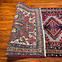 1950 PERSIAN HERIZ RUG 3’ 3” x 12’ 2” (RUN.FEA.320)