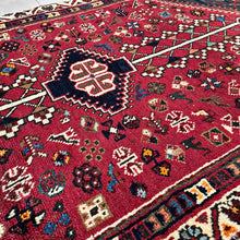 1950 SHIRAZ RUG 3’ 4” x 5’ 3” (MED.283)