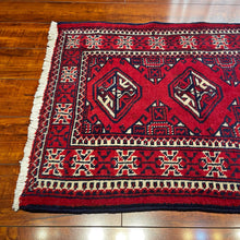 1950 PERSIAN TURKOMAN RUG 2’ x 2’ 10” (SMA.1479)