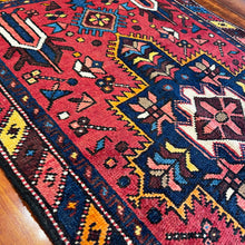 1950 PERSIAN HERIZ RUG 2’ x 3’ (SMAL.FEA.5203)