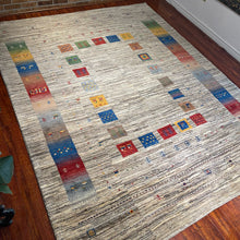 1980 PERSIAN GABBEH RUG 7’ 4” x 9’ 6” (LARG.1916)