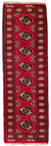 1990 PERSIAN TURKOMAN RUG 2’ x 6’ 3” (RUN.971)