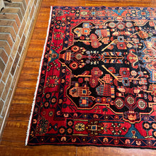 1940 PERSIAN NAHAVAND RUG 4’ 7” x 7’ 1” (MED.FEA.56)