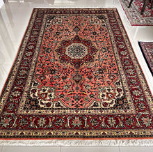 1970 TABRIZ RUG 6’ 5” x 10’ (LARGE.FEA.603)