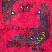 1950 PERSIAN SHIRAZ RUG 1’ 7” x 2’ (SMA.610)