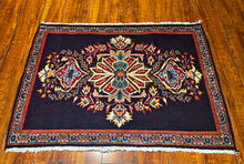 1950 PERSIAN KASHAN RUG 2’ 5” x 2’ 11” (SMA.1319)