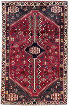 1950 SHIRAZ RUG 3’ 4” x 5’ 3” (MED.283)