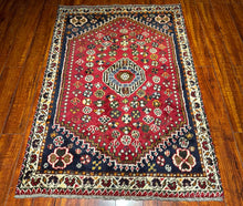 1950 PERSIAN SHIRAZ RUG 3’ 2” x 5’ (MED.277)