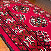 1990 PERSIAN TURKOMAN RUG 2’ x 6’ 3” (RUN.971)