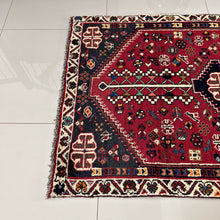 1950 SHIRAZ RUG 3’ 4” x 5’ 3” (MED.283)