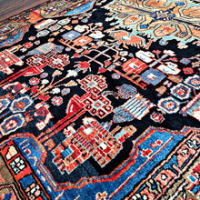 1950 PERSIAN NAHAVAND RUG 5’ x 8’ (MED.FEA.180)