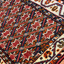 1930 PERSIAN QASHQAI RUG 2’ x 2’ 1” (SMA.1881)