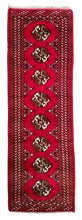 1980 PERSIAN TURKOMAN RUG 2’ 2” x 6’ 4” (RUN.972)