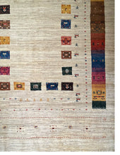 1980 PERSIAN GABBEH RUG 6’ 9” x 9’ 4” (LARG.1901)