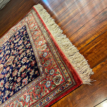 1970 PERSIAN QOM SILK RUG 3’ 3” x 5’ (MED.FEA.200)