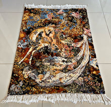 1980 TABRIZ TABLEU RUG 2’ 2” x 3’ (TABL.3321)