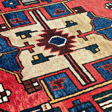 1950 PERSIAN ZANJAN RUG 4’ 3” x 6’ 3” (MED.FEA.78)