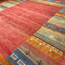 1980 PERSIAN GABBEH RUG 5’ x 6’ 5” (MED.1899)