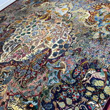 1970 PERSIAN KASHMAR RUG 9’ 7” x 12’ 9” (LAR.FEA.742)