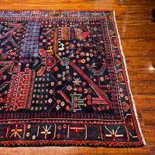 1950 PERSIAN SHAHSAVAN RUG 5’ 1” x 13’ 2” (RUN.FEA.183)