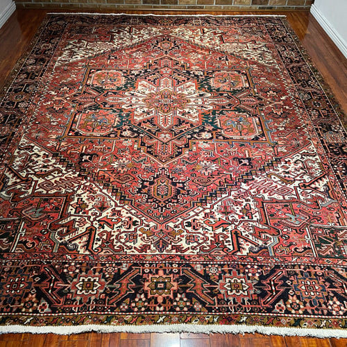 1950 PERSIAN HERIZ RUG 8’ 8” x 11’ 4” (LARG.32)