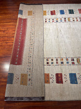 1980 PERSIAN GABBEH RUG 6’ 8” x 9’ 4” (LARG.1922)