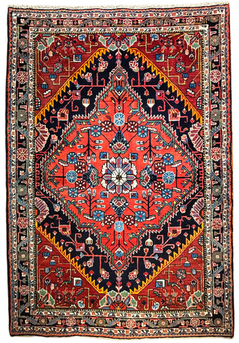 1950 TUISERKAN RUG 4’ 6” x 6’ 7” (MED.FEA.236)