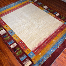 1980 PERSIAN GABBEH RUG 5’ 2” x 6’ 6” (MED.1894)