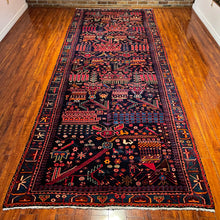 1950 PERSIAN SHAHSAVAN RUG 5’ 1” x 13’ 2” (RUN.FEA.183)