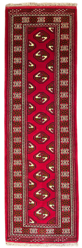 1990 PERSIAN TURKOMAN RUG 2’ x 6’ 5” (RUN.987)