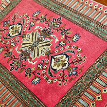 1950 PERSIAN KASHAN RUG 2’ 4” x 3’ 2” (SMA.135)