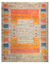 1980 PERSIAN GABBEH RUG 4’ 11” x 6’ 2” (MED.1907)