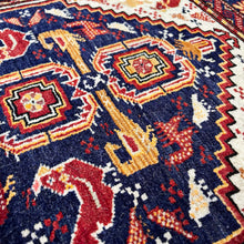 1970 PERSIAN QASEMABAD RUG 2’ 5” x 2’ 11” (SMA.FEA.5212)