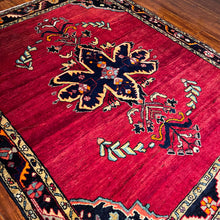 1940 PERSIAN LILIAN RUG 5’ 3” x 6’ 3” (MED.FEA.51)