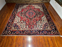 1950 PERSIAN HERIZ RUG 7’ 1” x 9’ (LARG.62)