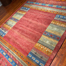 1980 PERSIAN GABBEH RUG 5’ x 6’ 5” (MED.1899)