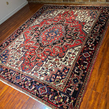 1950 PERSIAN HERIZ RUG 7’ 1” x 9’ (LARG.62)