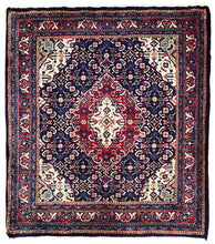 1950 PERSIAN SAROUK RUG 2’ 3” x 2’ 6” (SMA.15)