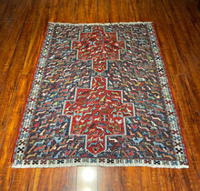 1930 CAUCASIAN SHAHSAVAN RUG 3’ 8” x 4’ 5” (MED.8125)