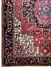 1950 PERSIAN HERIZ RUG 7’ 1” x 9’ (LARG.62)