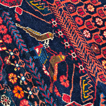 1950 PERSIAN SHAHSAVAN RUG 5’ 1” x 13’ 2” (RUN.FEA.183)