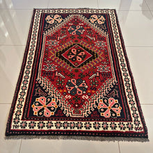 1950 SHIRAZ RUG 3’ x 4’ 9” (MED.279)