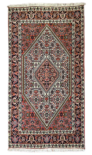 1970 PERSIAN BIDJAR RUG 2’ 9” x 5’ (MED.FEA.225)