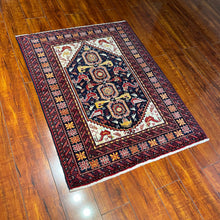 1970 PERSIAN QASEMABAD RUG 2’ 4” x 3’ 1” (SMA.FEA.5208)